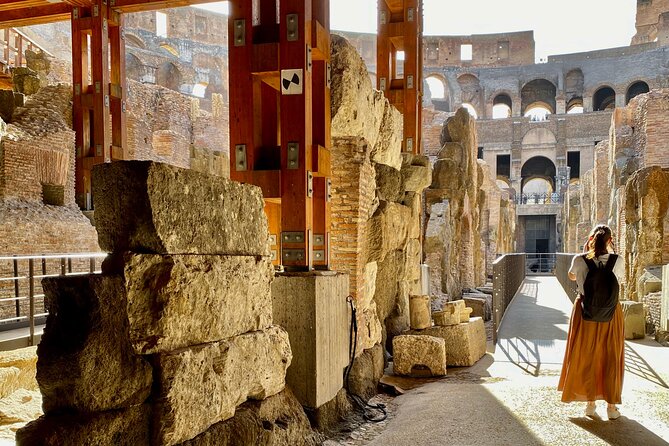 Expert Guided Tour of Colosseum Arena OR Underground, and Forum - Arch of Constantine Stops the Walk (Before the Forum Rush)