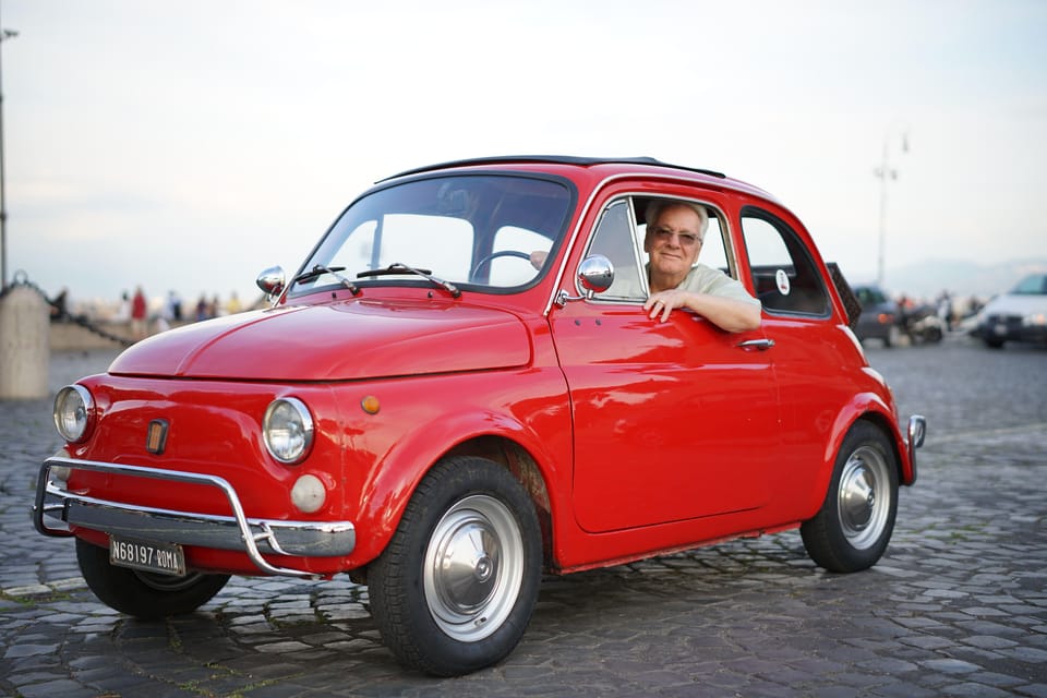 Explore Rome in Style by A Vintage Car Fiat 500 Tour - The 90-minute format: what you gain (and what you won’t)