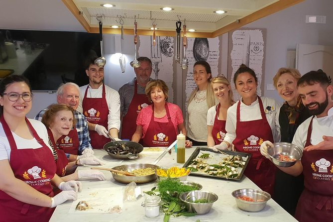 Farmers Market Shopping with Roman Full Course Class - (SHARED) - Antipasti and Prosecco Welcome Before You Cook