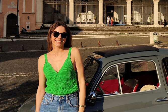 Fiat 500 in Rome - experience with a Roman - Circus Maximus and Maxentius Thermal Bath: seeing Rome’s scale