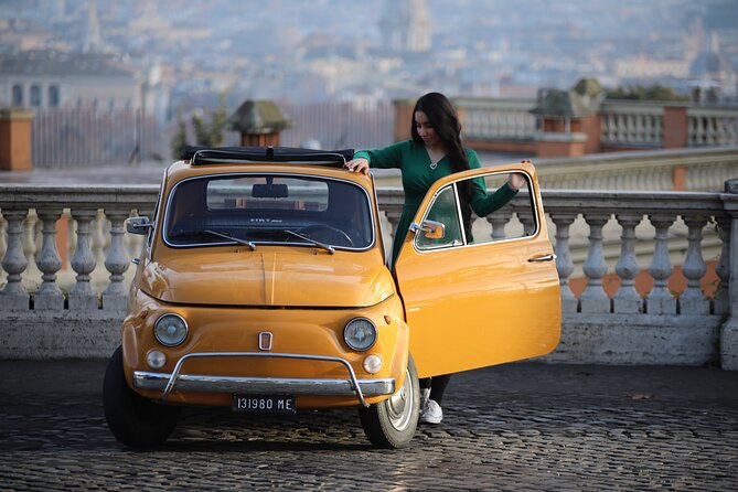 Fiat 500 Roma Professional Photography Service - Fontana dell’Acqua Paola: a beautiful fountain stop for photos
