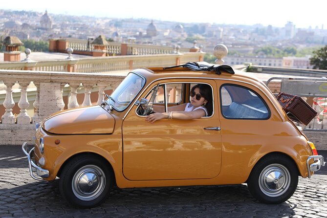 Fiat 500 Roma Professional Photography Service - Terrazza del Gianicolo: the hilltop finale and wide Rome views