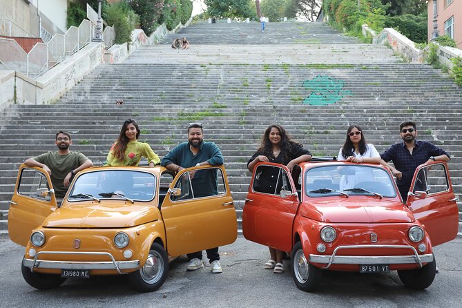 Fiat 500 Roma Professional Photography Service - Car comfort in a small vintage Fiat
