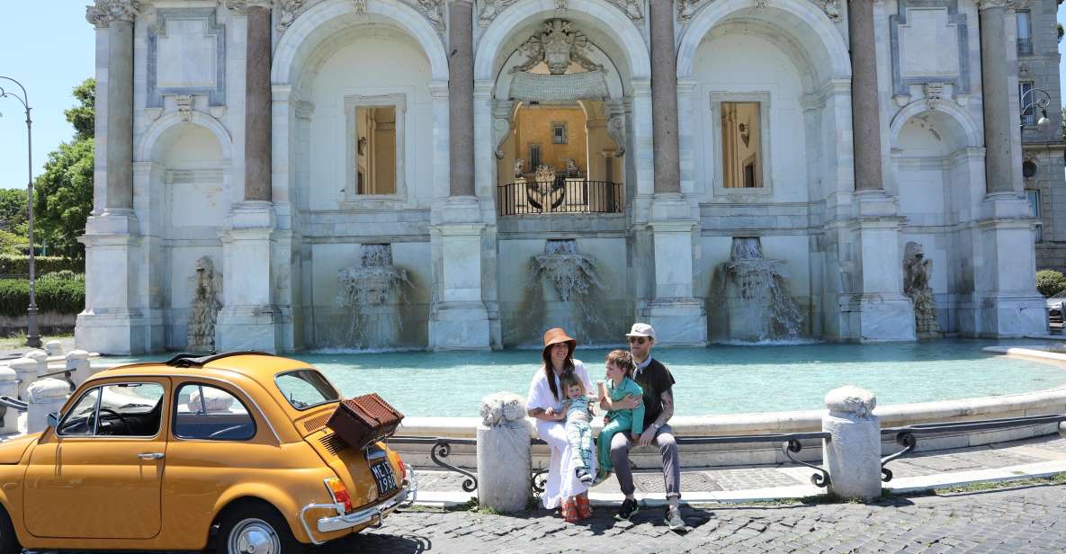Fiat Cinquecento Vintage Rome City & Photo Tour - How the pro photographer sessions change your photos (and your stress level)