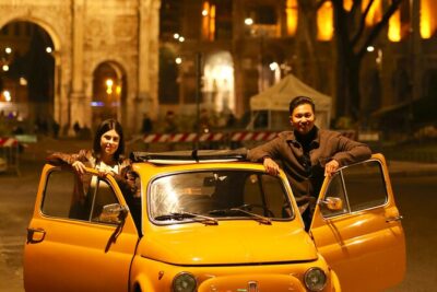 Fiat500 Night&Day Photoshoot, with a Roman, pickup included - Pickup, timing, and getting to the meeting point without headaches