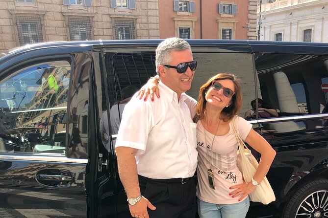 Fiumicino Airport private transfers with luxury Mercedes van - What the Ride Is Like Inside Rome (Not a Tour, Still Useful)