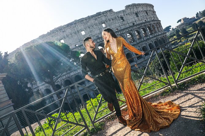 Flying dress - one hour Video/Photoshoot - A Flying-Dress Session With the Colosseum as Your Backdrop