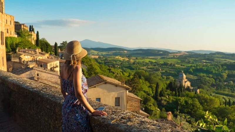 From Roma: Montepulciano and Montalcino, on the Wine Routes - Piazza del Popolo to the Tuscan Hills: your stress-free start