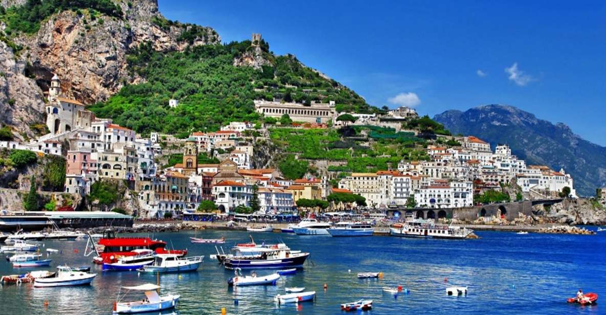 From Rome: Amalfi Coast and Pompeii, Full Day Private Tour - Positano time: lunch, shopping, and a photo stop that helps you navigate