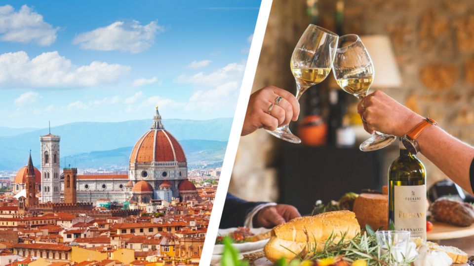 From Rome: Florence & Tuscany Day Tour by High-Speed Train - Family-run winery tasting and lunch: DOCG, Super-Tuscan, and real food pairings