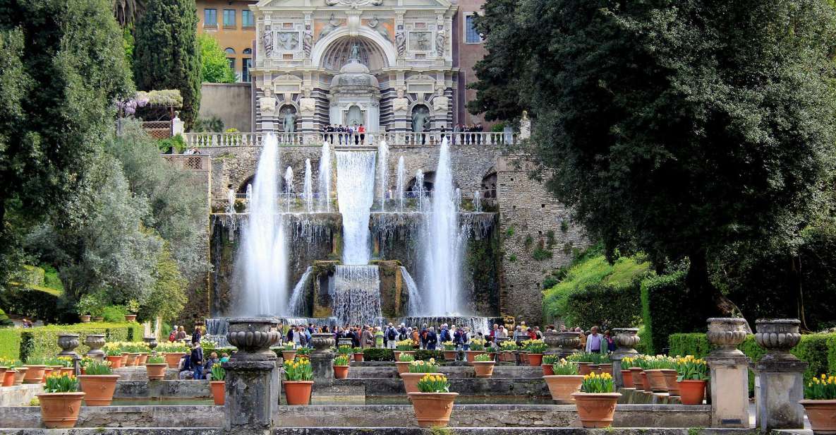 From Rome: Hadrian's Villa & Villa d'Este Day Trip & Lunch - Lunch near Villa d’Este: included, set menu, plan your expectations