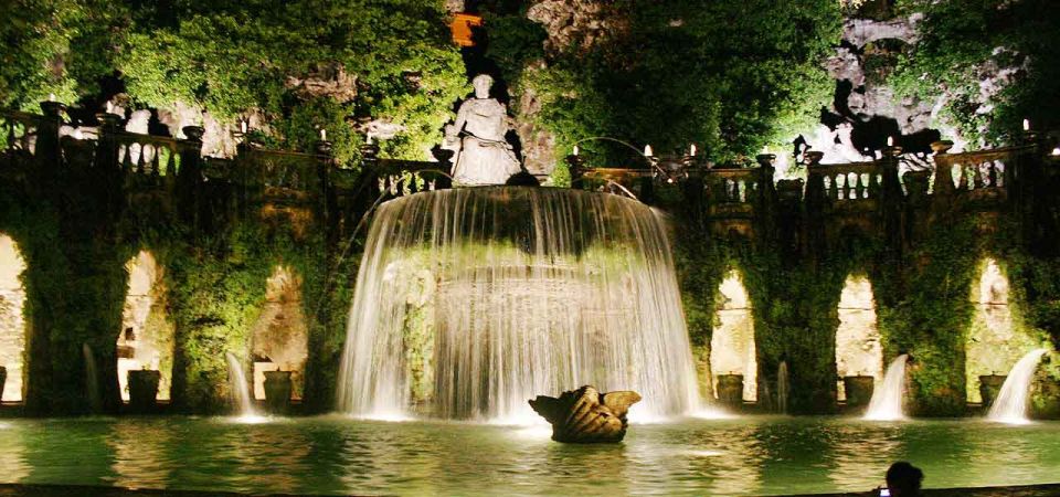 From Rome: Hadrian's Villa & Villa d'Este Day Trip & Lunch - Villa d’Este gardens: fountains, pools, and Renaissance showmanship