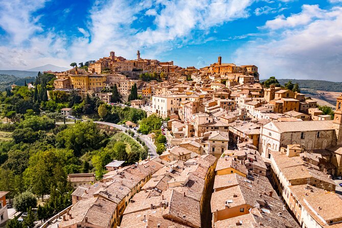 from Rome Montepulciano and Montalcino, the Wine Routes - The historic cellar experience in Montepulciano: tasting, lunch, and Etruscan echoes