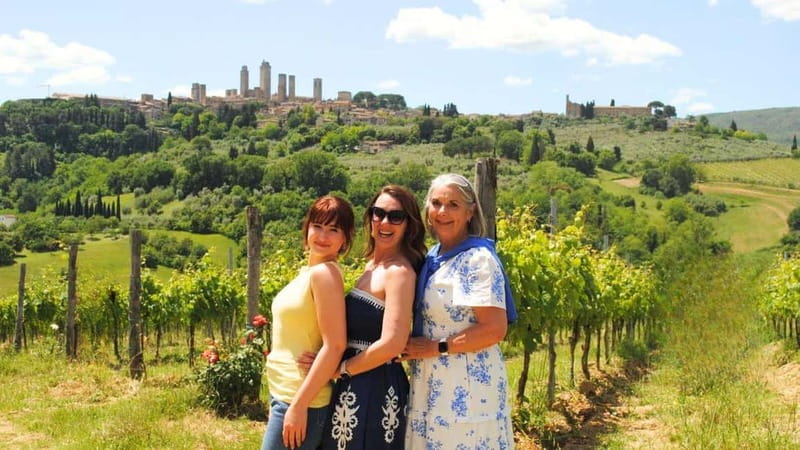 From Rome: Tuscany Wine Tour, San Gimignano & Florence - Chianti winery stop: panoramic views, olive oil, and learning the flavors