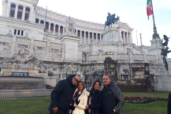 Full Day Best of Rome and the Catacomb - Private tour by car - Piazza Venezia and the Roman Forum area: wedding cake and Mussolini’s balcony