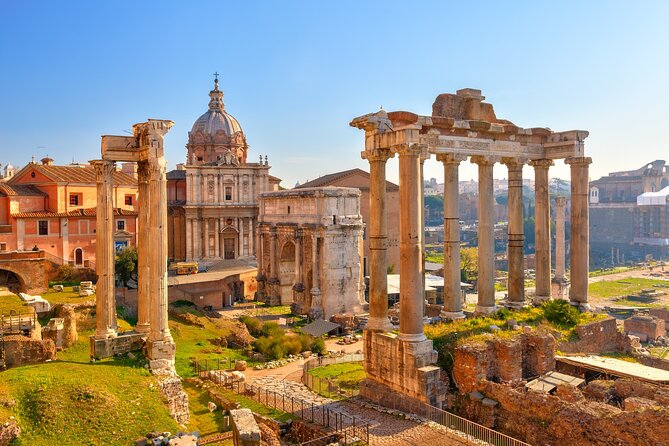 Full Day Civitavecchia Shore Private Excursion of Rome Highlights & Colosseum - St. Peter’s Basilica from Piazza San Pietro: grandeur without a long wait
