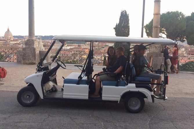 Full day private guided tour of Rome by golf-cart & Colosseum and Roman Forum - Palatine Hill and the Caesar palace stop