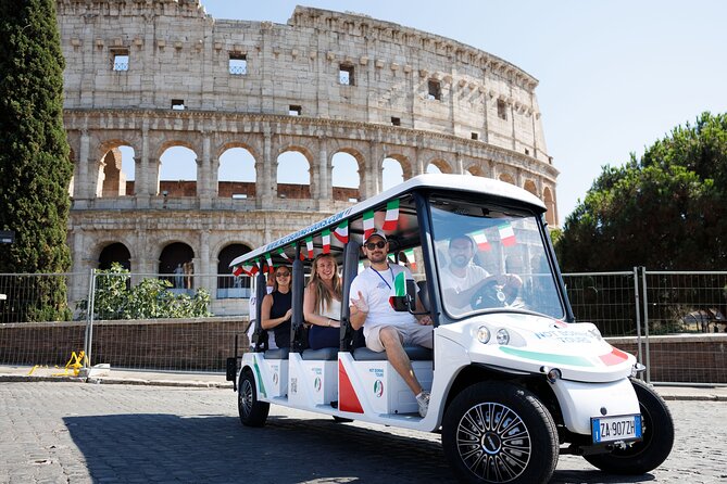 Fun Golf Cart Tour with Music and Gelato in Rome - A 2.5-hour Rome circuit on a golf cart