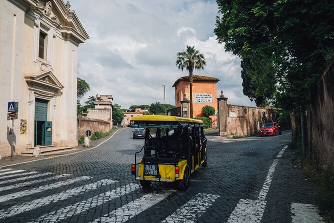 Golf Cart Driving Tour in Rome: 2.5 hrs Catacombs & Appian Way - Catacombs of St. Sebastian: the guided underground experience