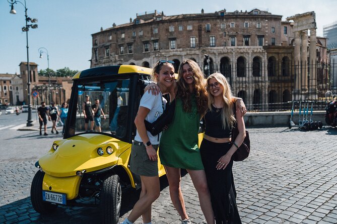 Golf Cart Driving Tour: Rome Express in 1.5 hrs - Trevi Fountain: coin tossing with a real time limit