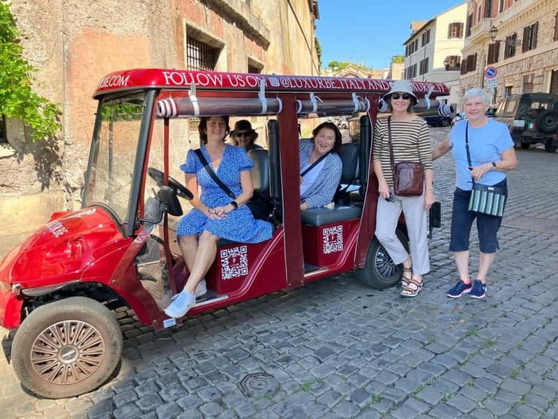 Golf Cart Tour: Highlights of Rome - Electric Golf Cart Rome: How the 3 Hours Feel