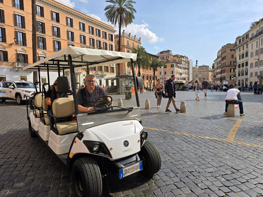 Golf Cart Tour of Rome: 3h with local guide and Gelato - Pickup, timing, and how the 3-hour plan moves