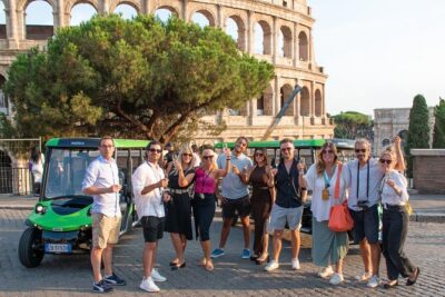Golf Cart Tour Rome: Glide By Ancient Wonders & Hidden Gems - Colosseum first: gladiator stories from the roadside