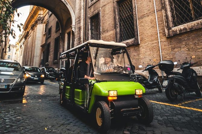 Golf Cart Tour Rome Original since 2005 - Meet at Harry’s Bar, then ride out with a drop-off