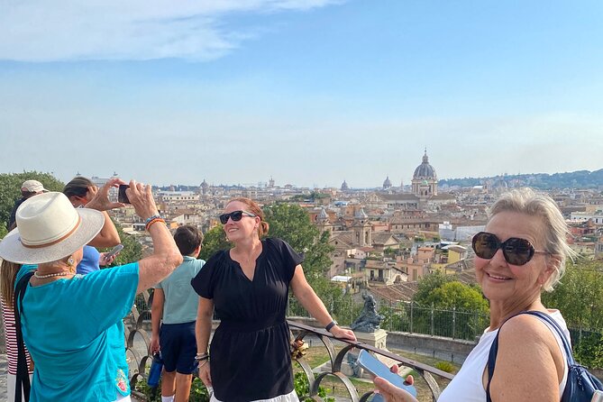 Golf Cart Tour Timelapse Through History - San Pietro in Vincoli and Terrazza del Pincio: statues and the Rome view