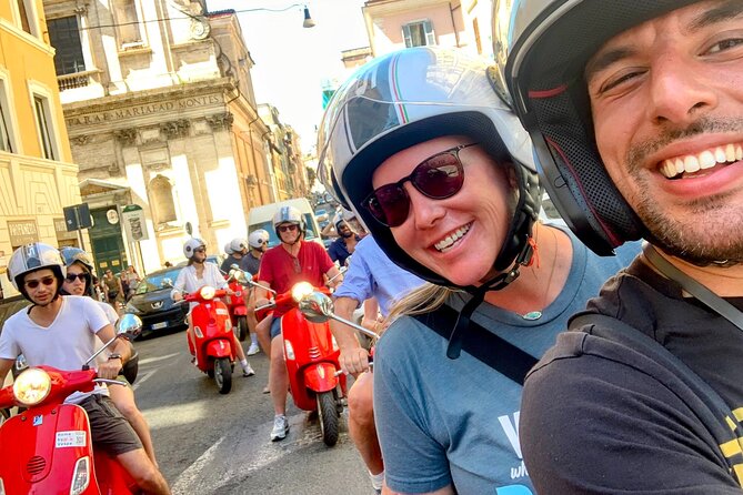 Guided Vespa Tour of Rome – Ride a Vespa with a Local Guide - Colosseum stop: quick photos, bigger context