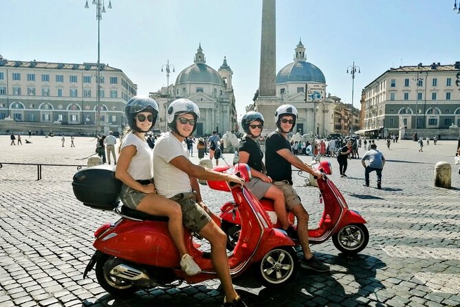 Guided Vespa Tour of Rome – Ride a Vespa with a Local Guide - Trevi Fountain: the coin tradition and the scale shock