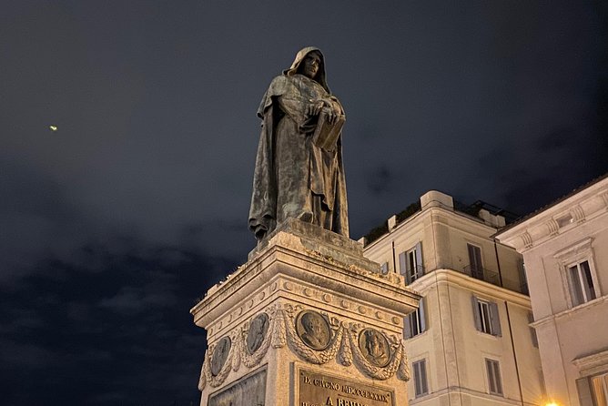 Haunted Rome: Eternal City Night Walking Tour - Campo de’ Fiori at night: a famous piazza with a grim start