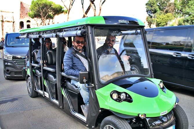 Highlights of Rome: Golf Cart Tour with Artisanal Gelato Tasting - Bocca della Verità: The One With Admission Included