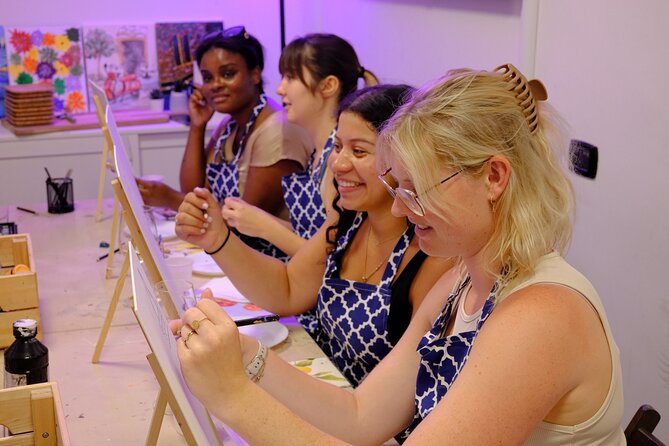 Italian Paint and Wine Experience, Tipsy Art Class in Rome - The Pizza and Wine Break: Fuel for Creative Flow