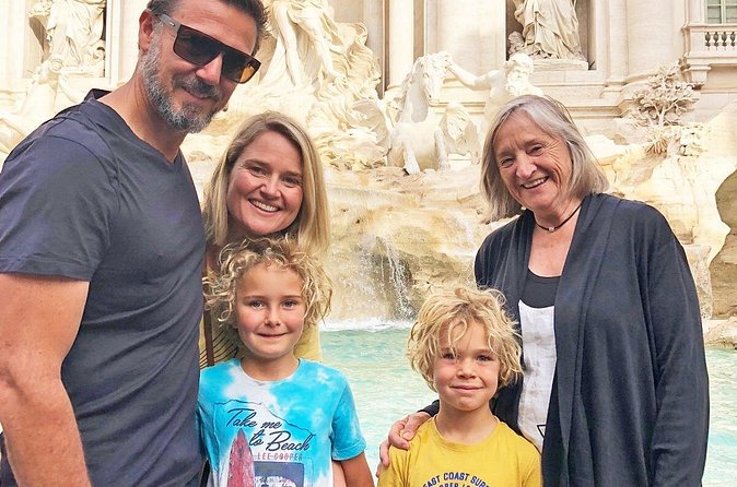 Kid-Friendly Private Tour of Rome with Spanish Steps Trevi Navona & Pantheon - Trevi Fountain: making the legend part of the fun