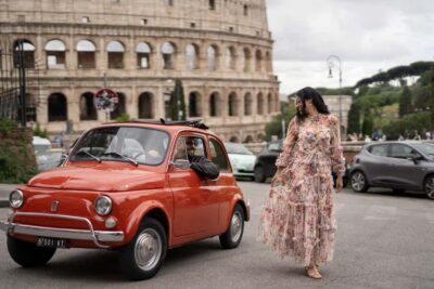 La Dolce Vita: Cruising Rome in a Classic Fiat 500 - Meeting in front of Oppio Caffè and how the 2-hour loop feels