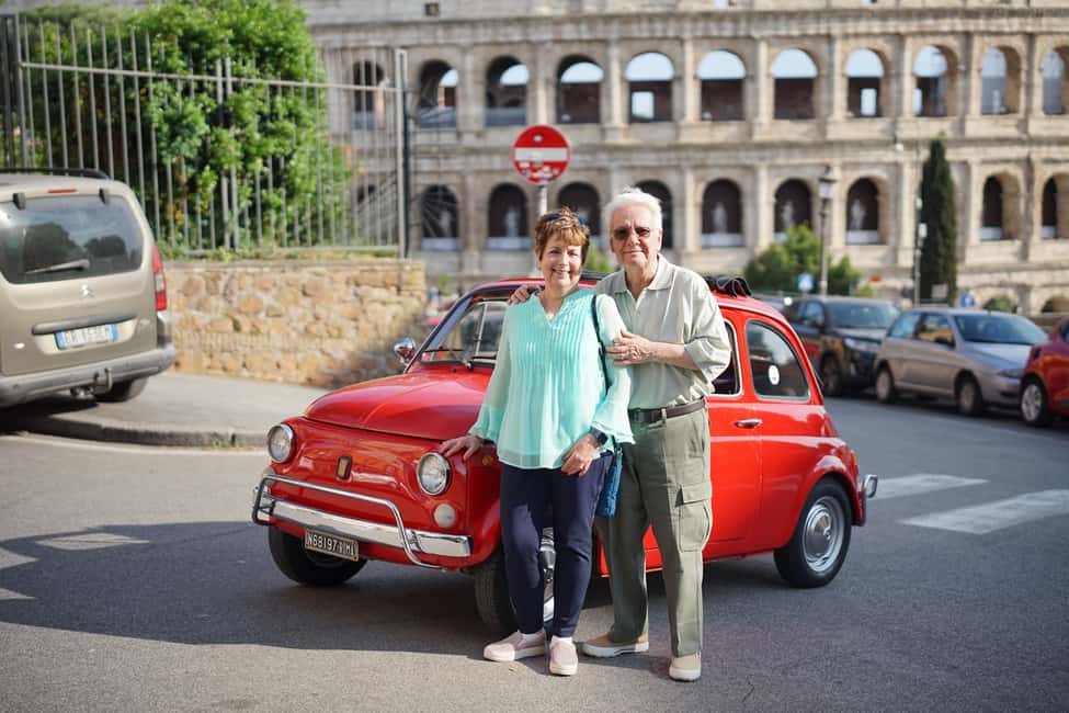 La Dolce Vita: Cruising Rome in a Classic Fiat 500 - Gianicolo Hill and Janiculum photos: the city spreads out