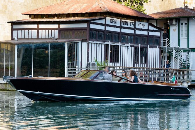 La Dolce Vita: Private Luxury Boat Ride in the Eternal City - St. Peter’s from Lungotevere: the dome framed by water and trees