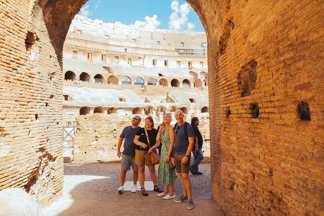 Last Entry Colosseum, Arena Access, Rooftop Aperitif Private Tour - Roman Forum Details You’ll Actually Remember