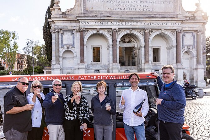 Late Night in Rome: VIP Golf Cart Drinks & Bites Tour - Rimessa Roscioli: bread, amatriciana, and a real wine pairing