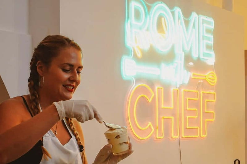 Lunchtime Pasta Pro Workshop - Where You Meet: Via Cesare Balbo (and the Rome With Chef Sign)