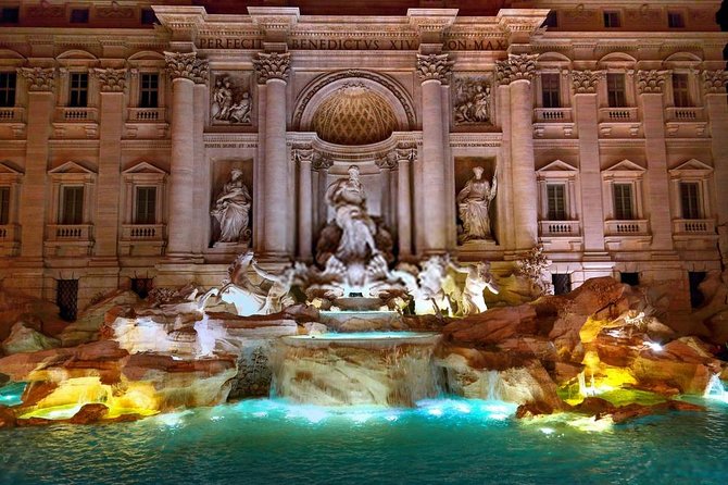 Marvels Of Rome At Night - Private Tour - Colosseum stop: plan for tickets if you want more than photos
