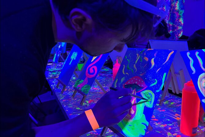 Neon Art Painting Experience in Immersive Studio (No Stop Wine) - Price, Timing, and Group Size Value Check