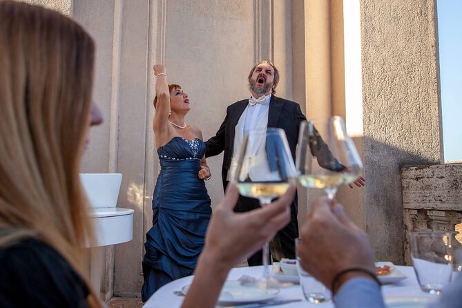 Open-Air Opera Concert with Terrace Aperitif in the Heart of Rome - Aperitif and snacks: wine, cheese, salami, and practical taste notes