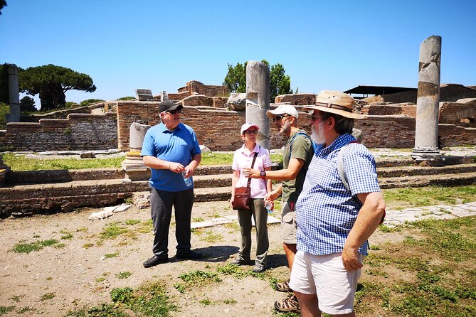 Ostia Antica Archaeological Park with Italian Gelato - Painted houses, Diana’s house, and the Thermopolium
