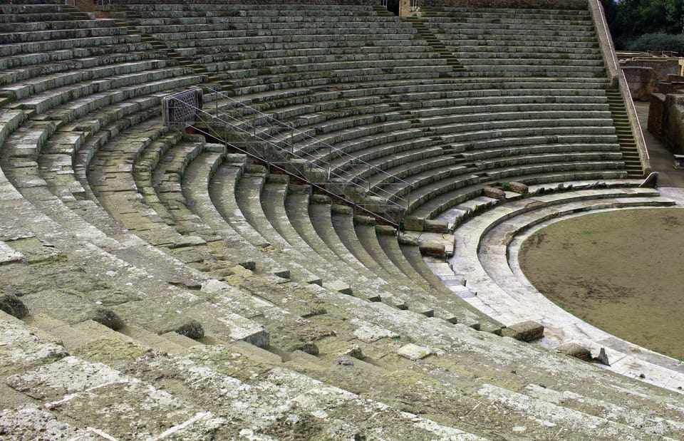 Ostia Antica: Small group tour from Rome - Public baths: exercise, soaking, and cleaning with olive oil