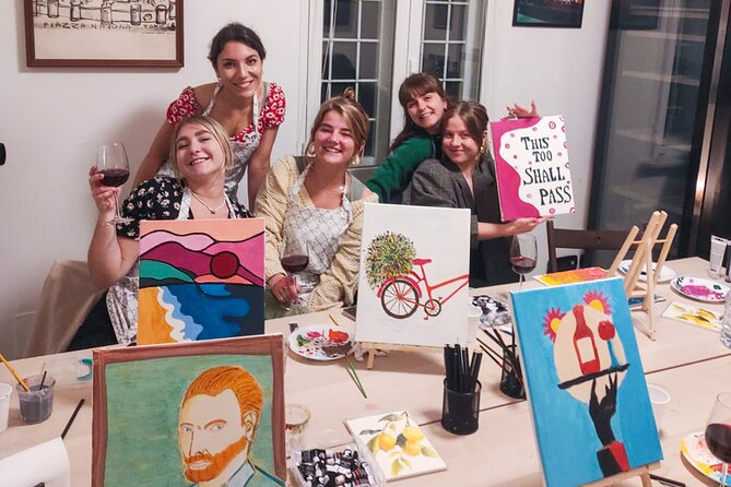 Paint and Free Flowing Wine Art Class in Rome with Pizza - Who This Paint and Wine Class Is For