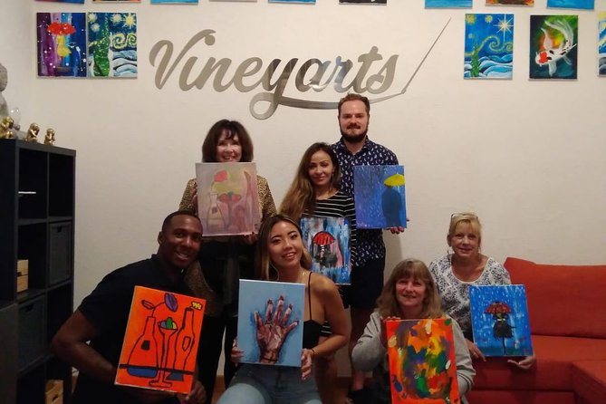 Paint & Sip in a 17th-Century Palazzo with Wine & Pizza - The 2-Hour Session: How the Painting Class Actually Works