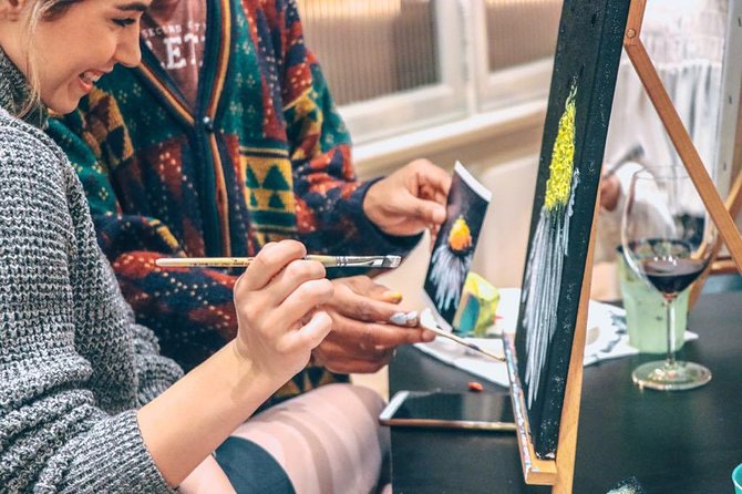Paint & Sip in a 17th-Century Palazzo with Wine & Pizza - Who This Fits Best in Rome