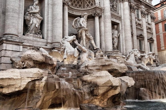 Panoramic tour: Highlights of Rome with Guide and Driver - Trevi Fountain: the classic coin toss, with a sense of story